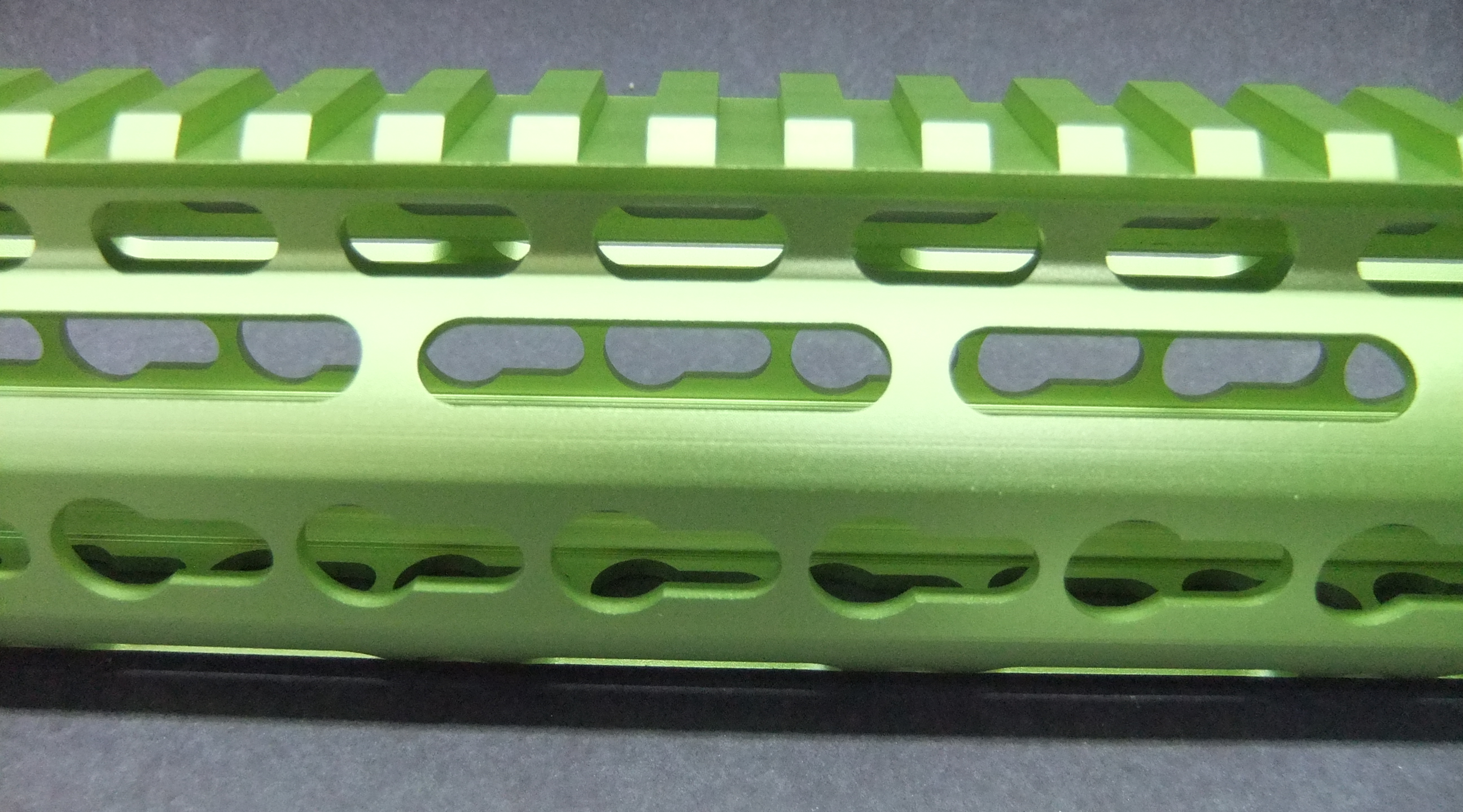 15″ Inch AR15 AR15 Lightweight Slim TOXIC ZOMBIE GREEN Keymod