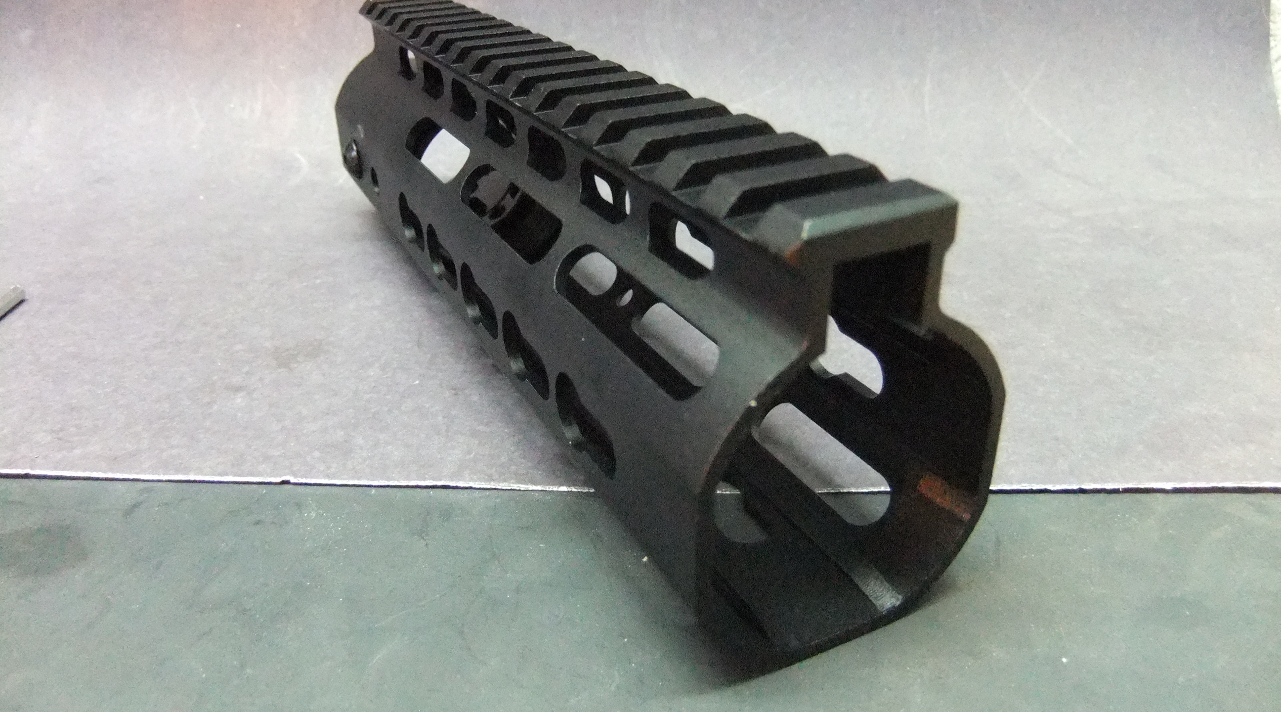 7″ Inch AR15 AR15 AR Ultra Light 8.1oz Slim BLACK KEYMOD Free Float
