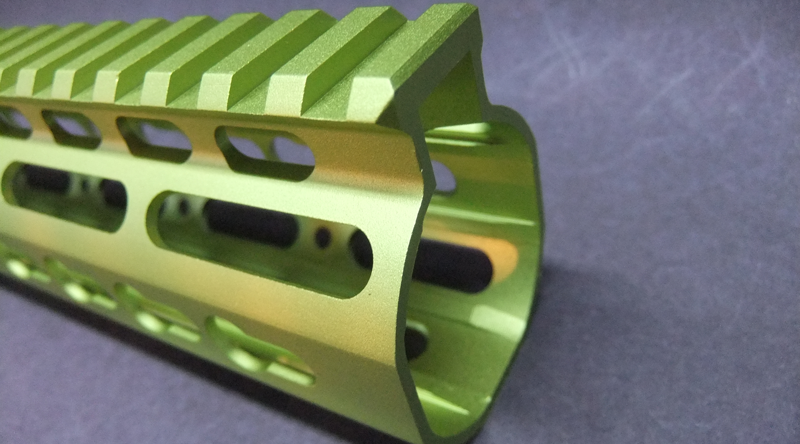 15″ Inch AR15 AR15 Lightweight Slim TOXIC ZOMBIE GREEN Keymod