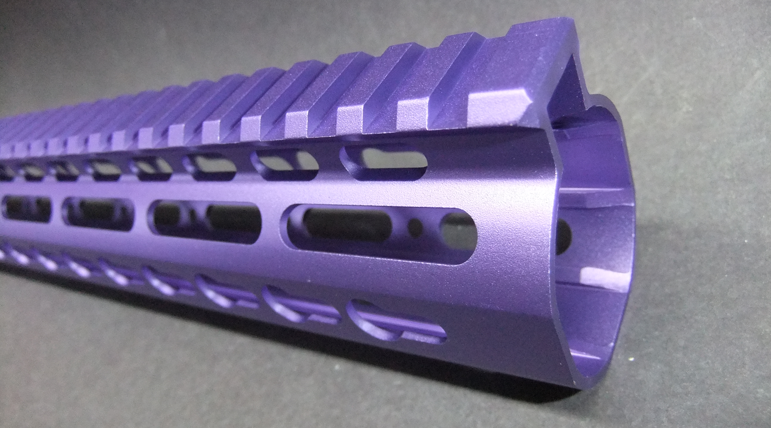 15″ Inch AR15 AR15 AR Ultra Light Slim Anodized PURPLE KEYMOD Free