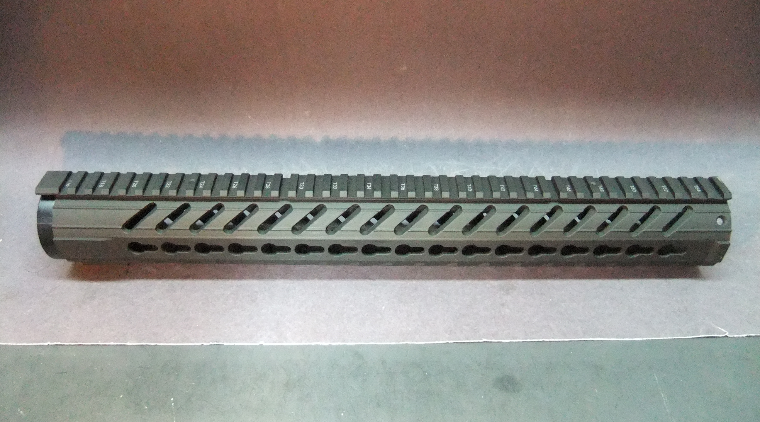 16″ Inch AR15 Ultra Light Carbon Fiber Polymer Flat Black Keymod Free