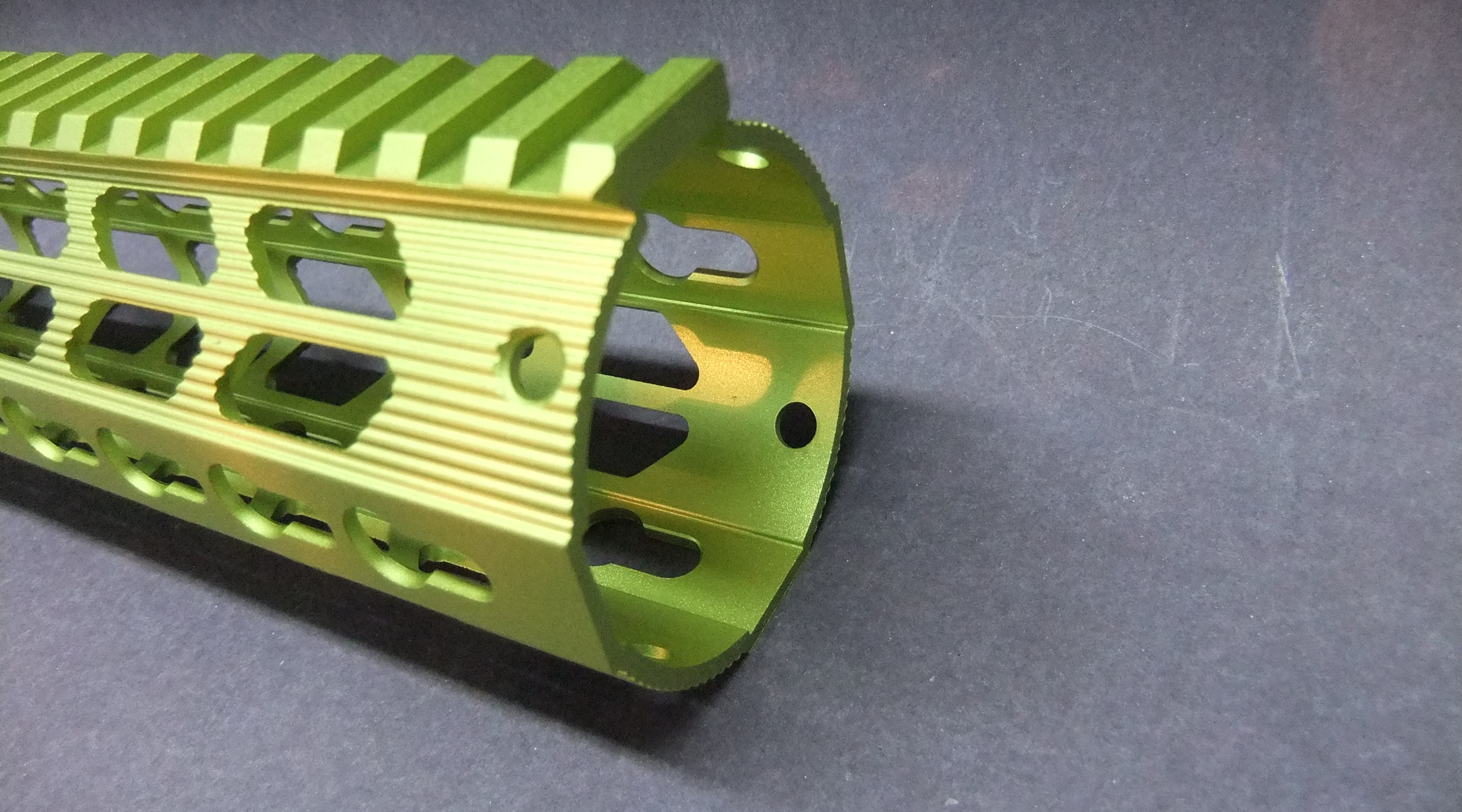 15″ Inch .308 / 7.62 AR10 AR10 Ultra Light Zombie Green KEYMOD Free