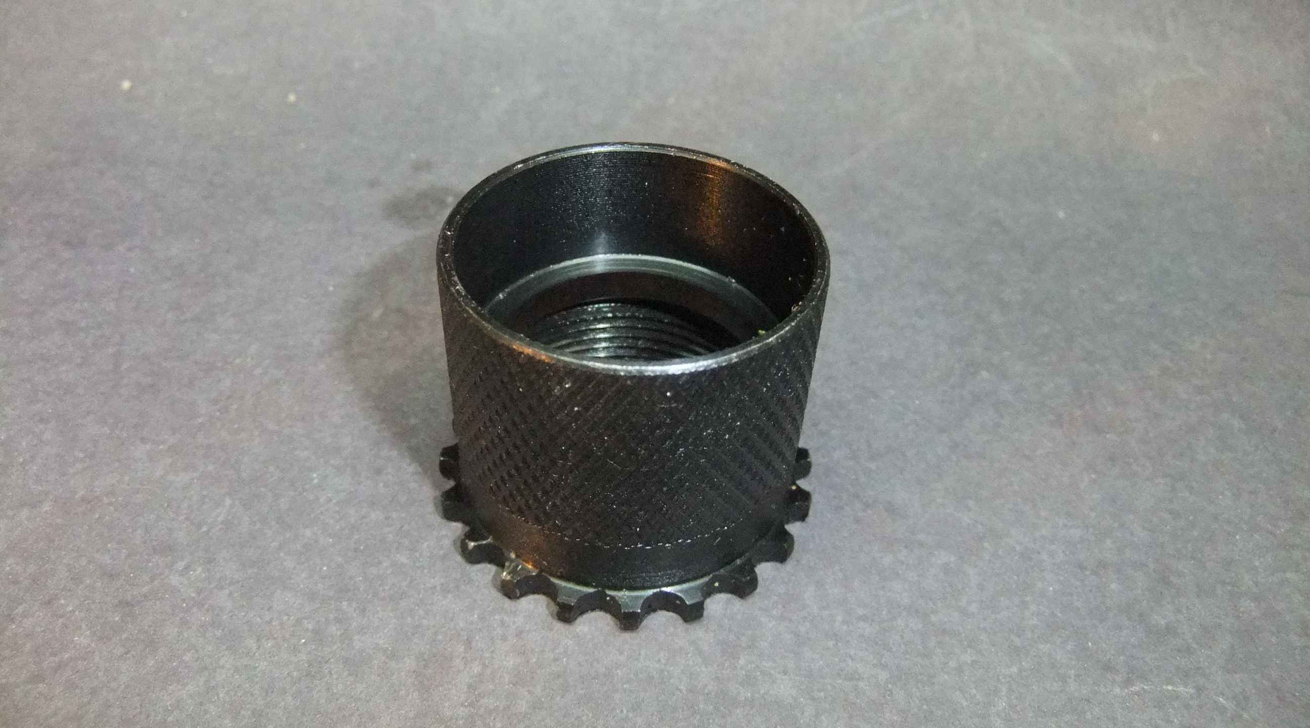 5.56 .223 AR Steel Barrel Nut for Clamp Style Narrow / Slim Keymod M