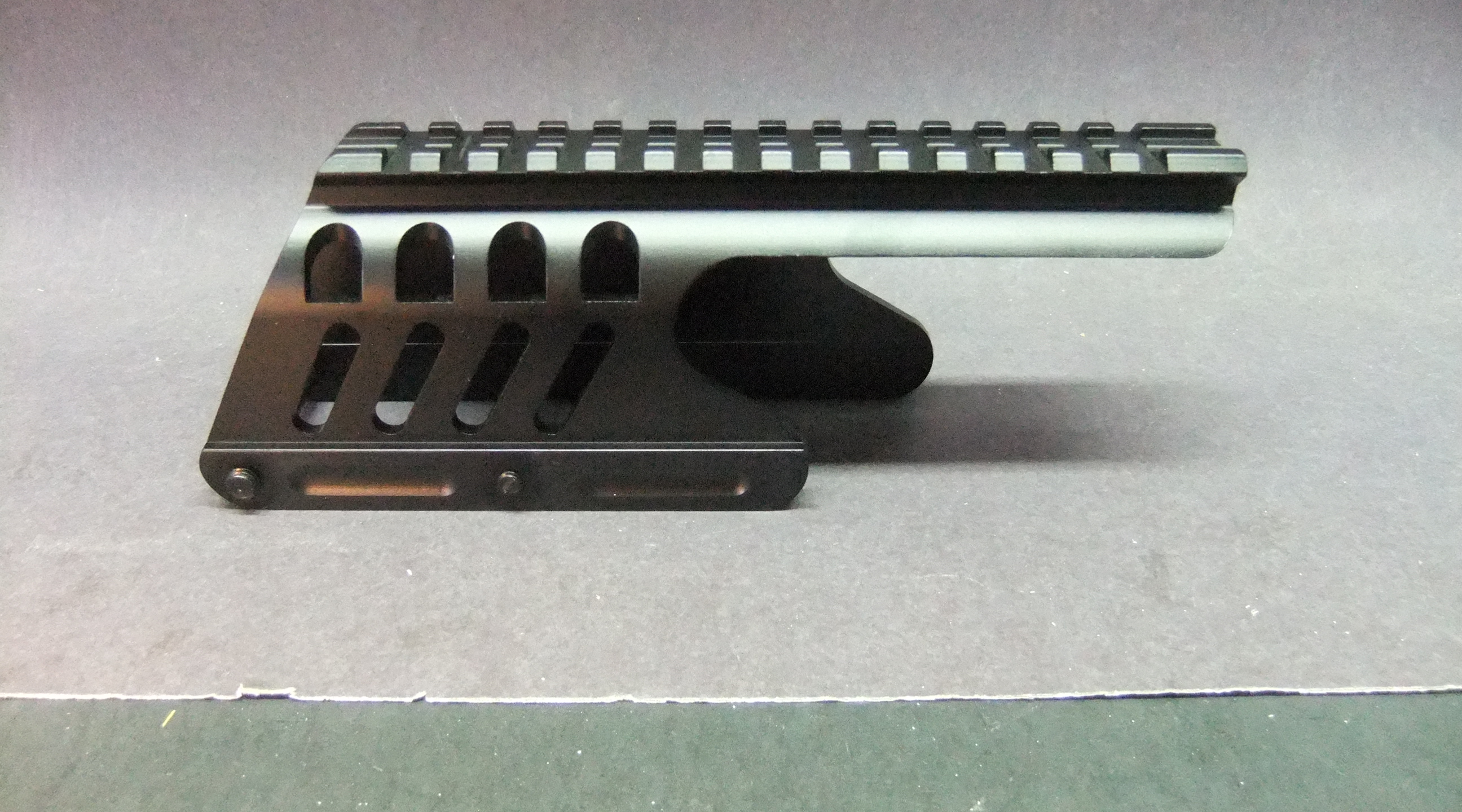 Remington 870 Top and Side Saddle Picatinny Rail Optics Mount Total
