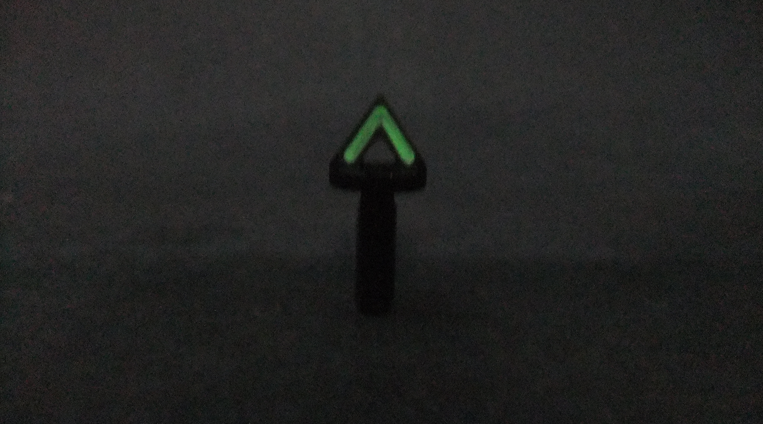 Rifle Chevron Front Post Sight Glow in The Dark Luminous Luminescent