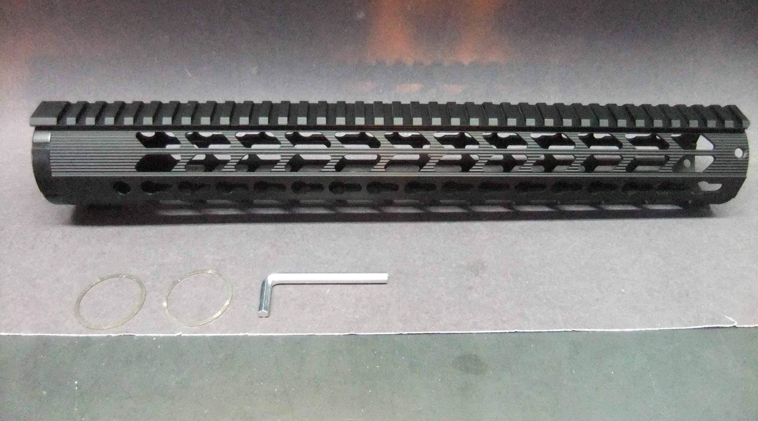 15″ Inch .308 / 7.62 AR10 AR10 Ultra Light Black KEYMOD Free Float