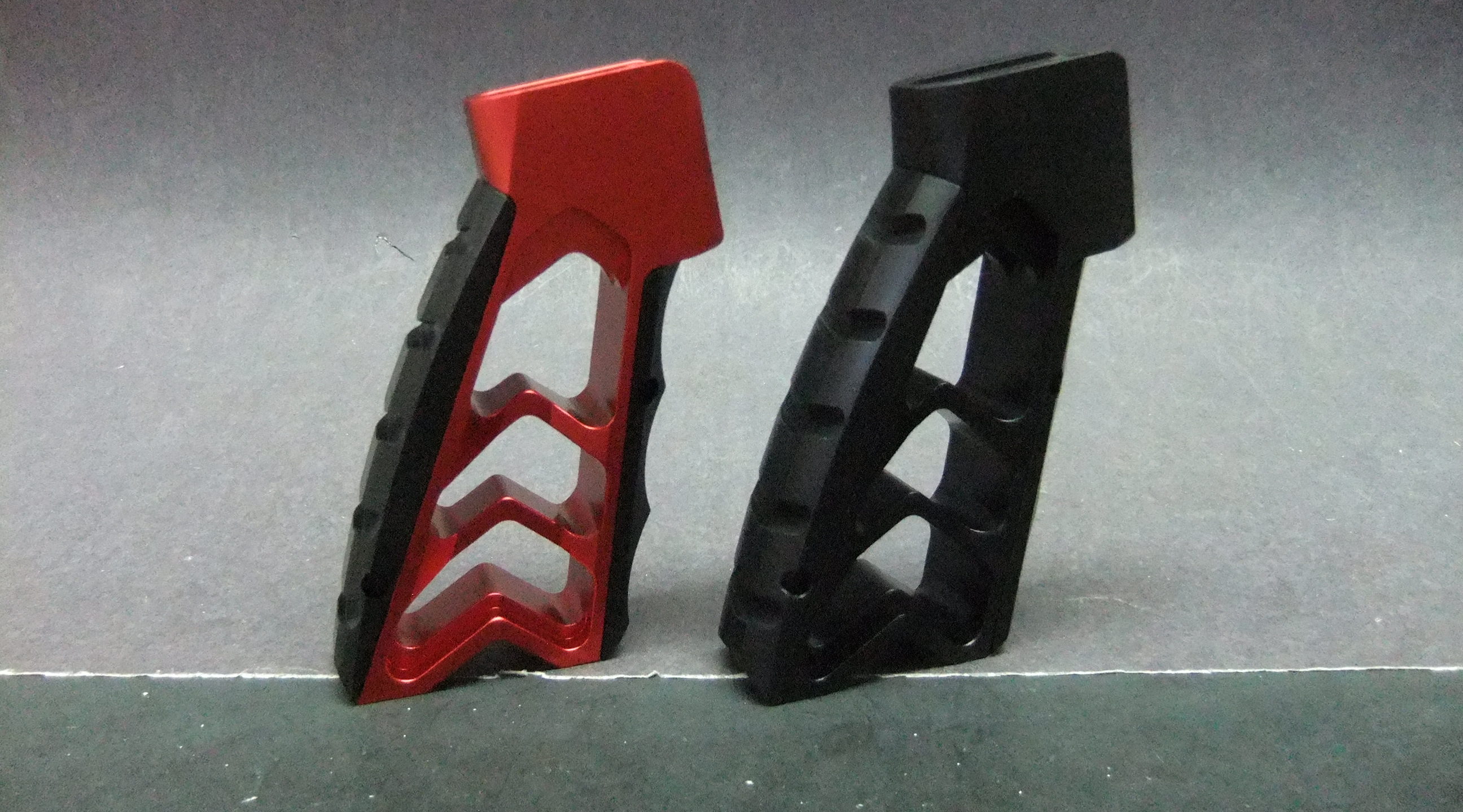 AR15 AR10 AR Aluminum Skeletonized Minimalist CNC Pistol Grip .223 5.56