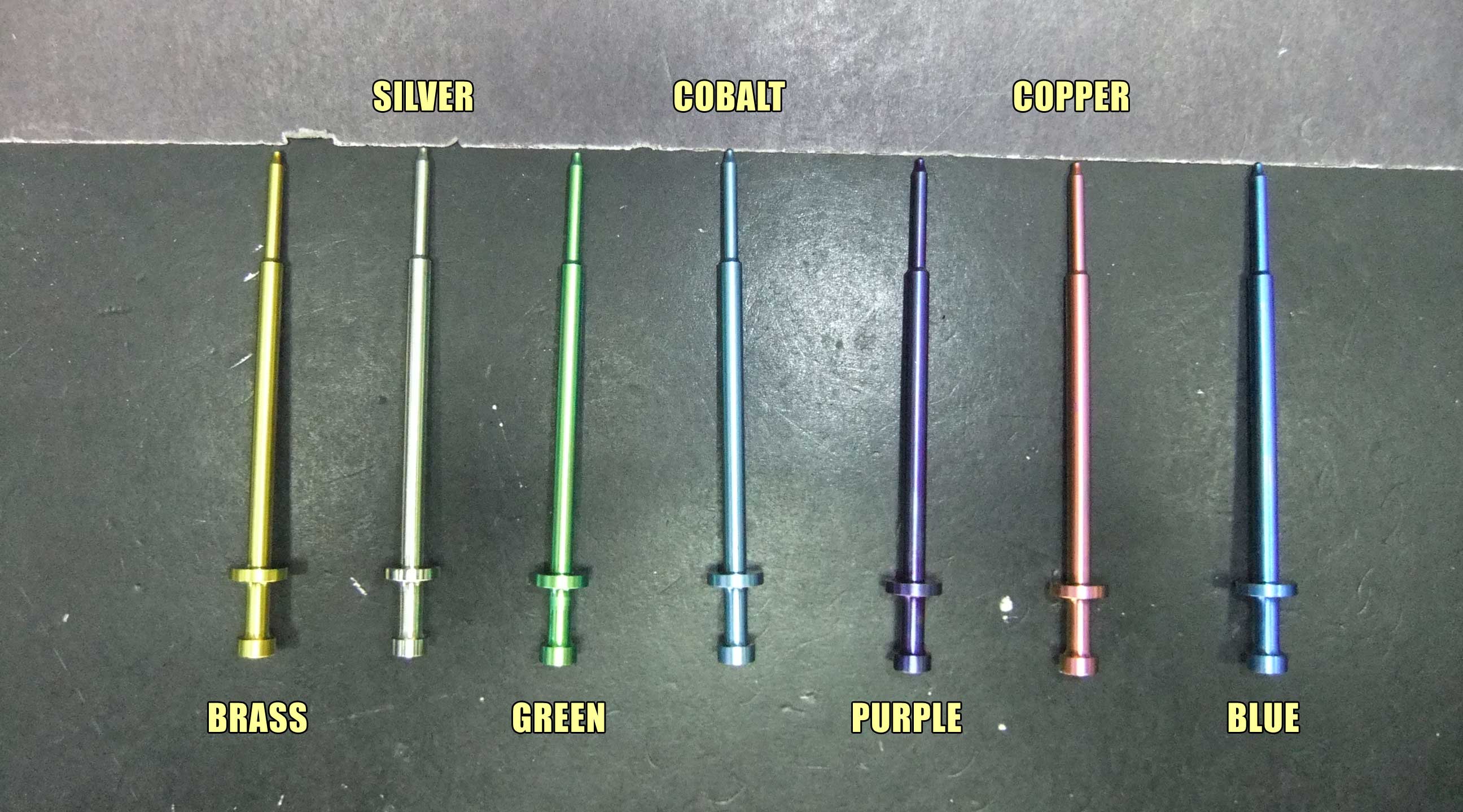 AR15 Titanium Firing Pin Aerospace Grade 5 High Quality Lightweight