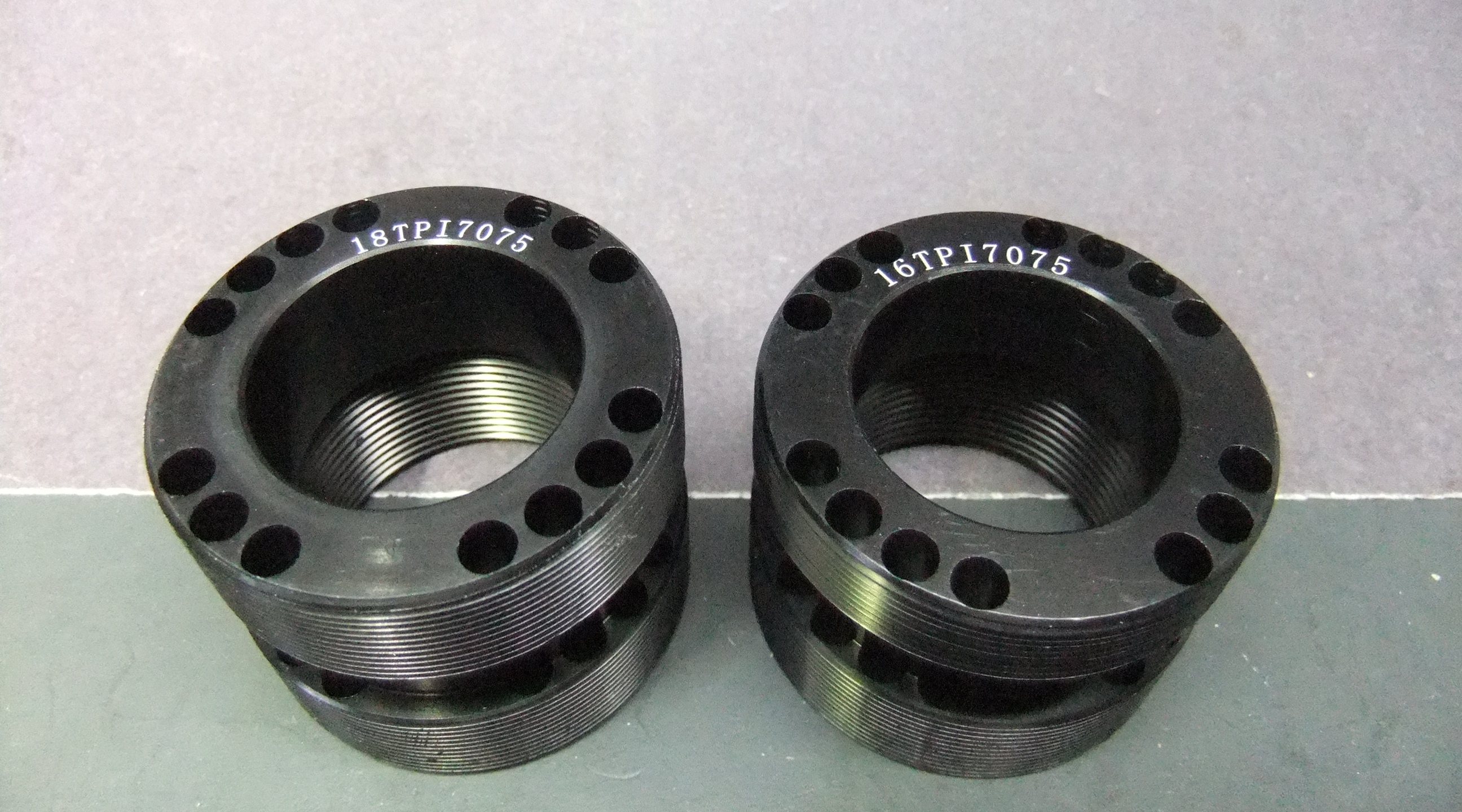 .308 7.62 Aluminum Barrel Nut 18TPI AR10 or 16TPI LR 308 Total War Tactical