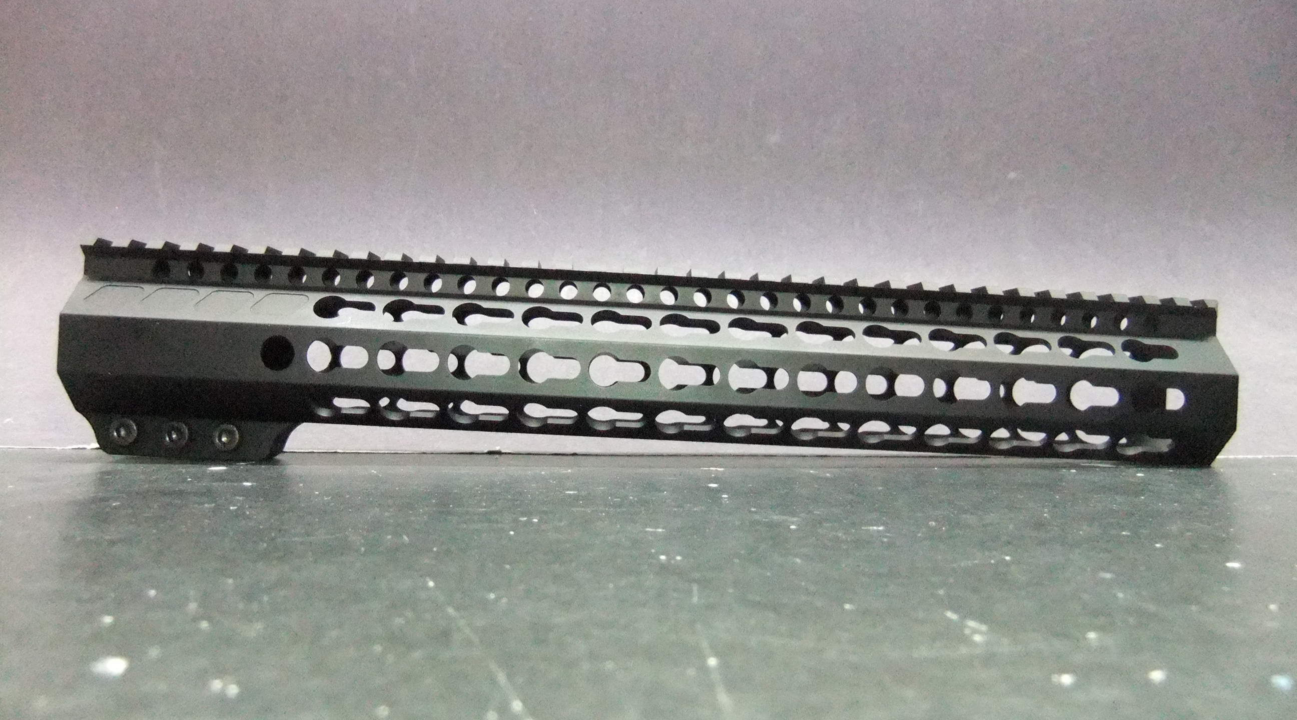 13.5″ Inch AR 15 AR15 Slim Clamp All Keymod Free Float Handguard Rail