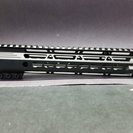 10" Inch AR15 Ultra Light Slim Clamp Style Keymod Skeletal Black Anodized Free Float Handguard