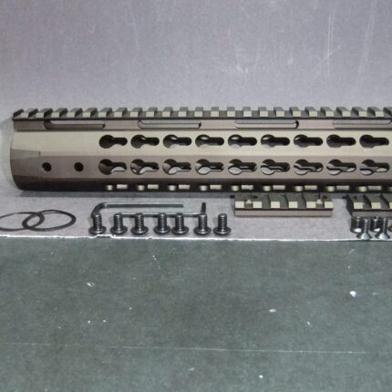 10" Inch AR 15 Slim Burnt Bronze All Keymod Free Float Handguard Rail System