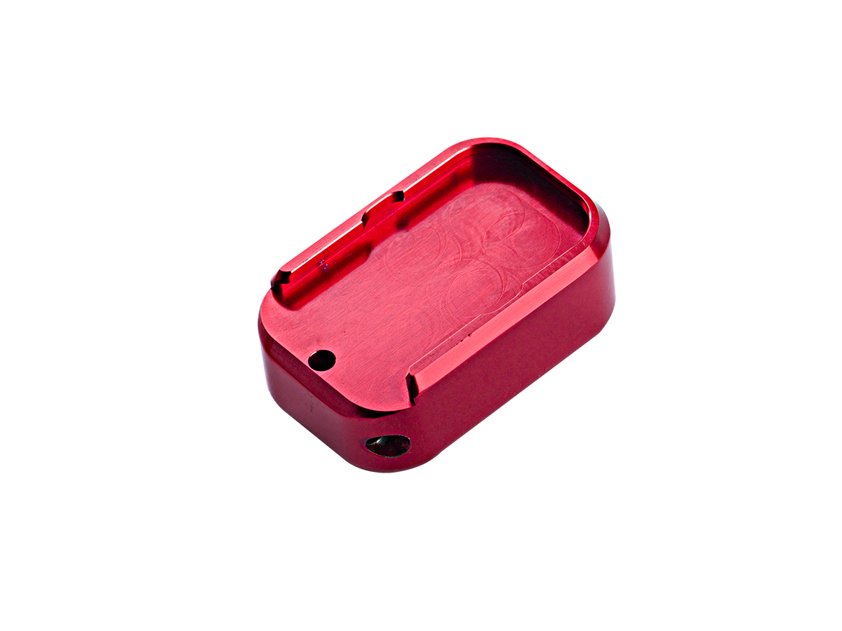 thumbnail image 2 of Strike Industries Aluminum Magazine Base Pad For Glock – Blue, Low Profile, Fits Gen 3-4 17/19 Etc 2 of 5
