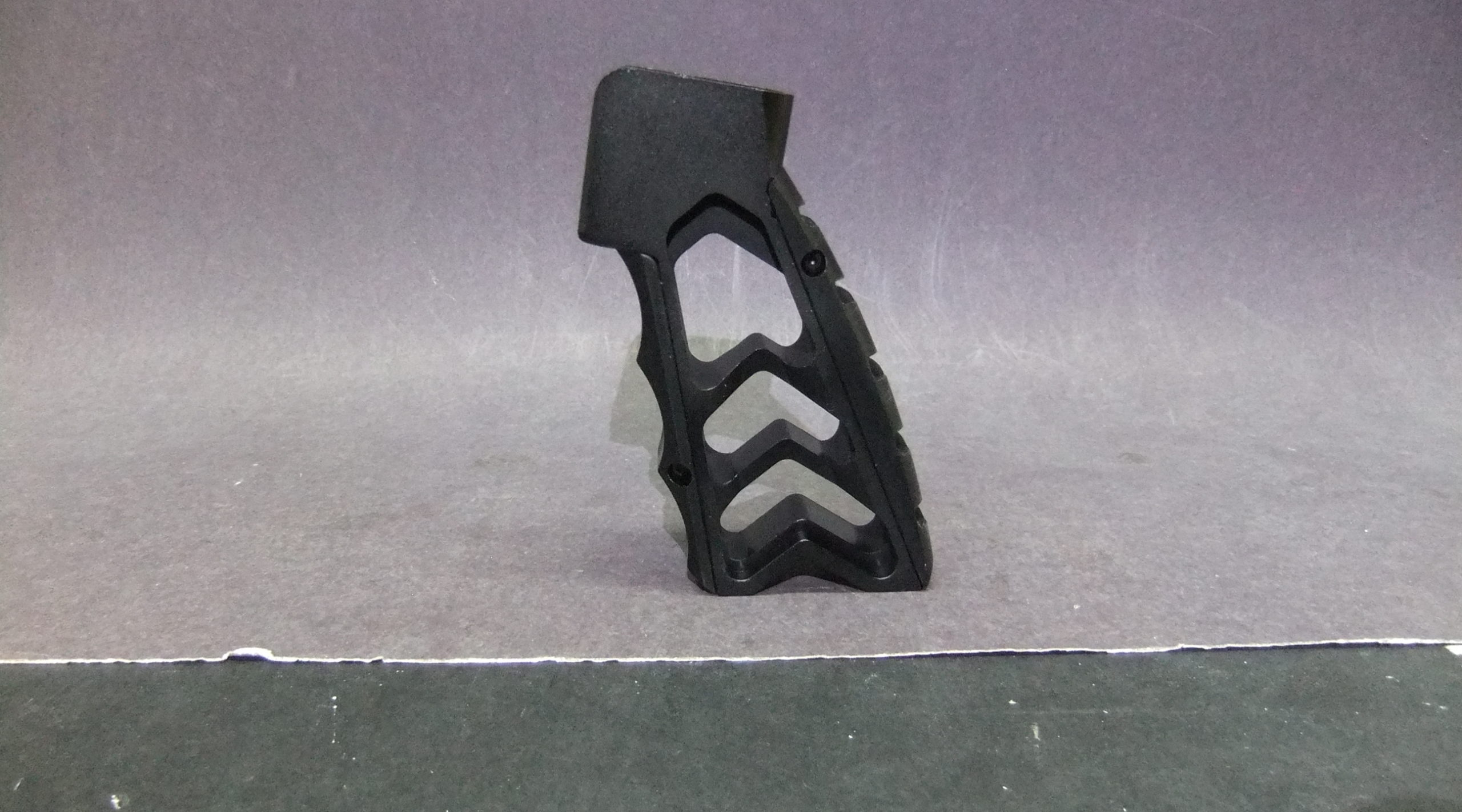 Aluminum Skeletonized Minimal Minimalist CNC Pistol Grip .223 5.56 .308 7.62