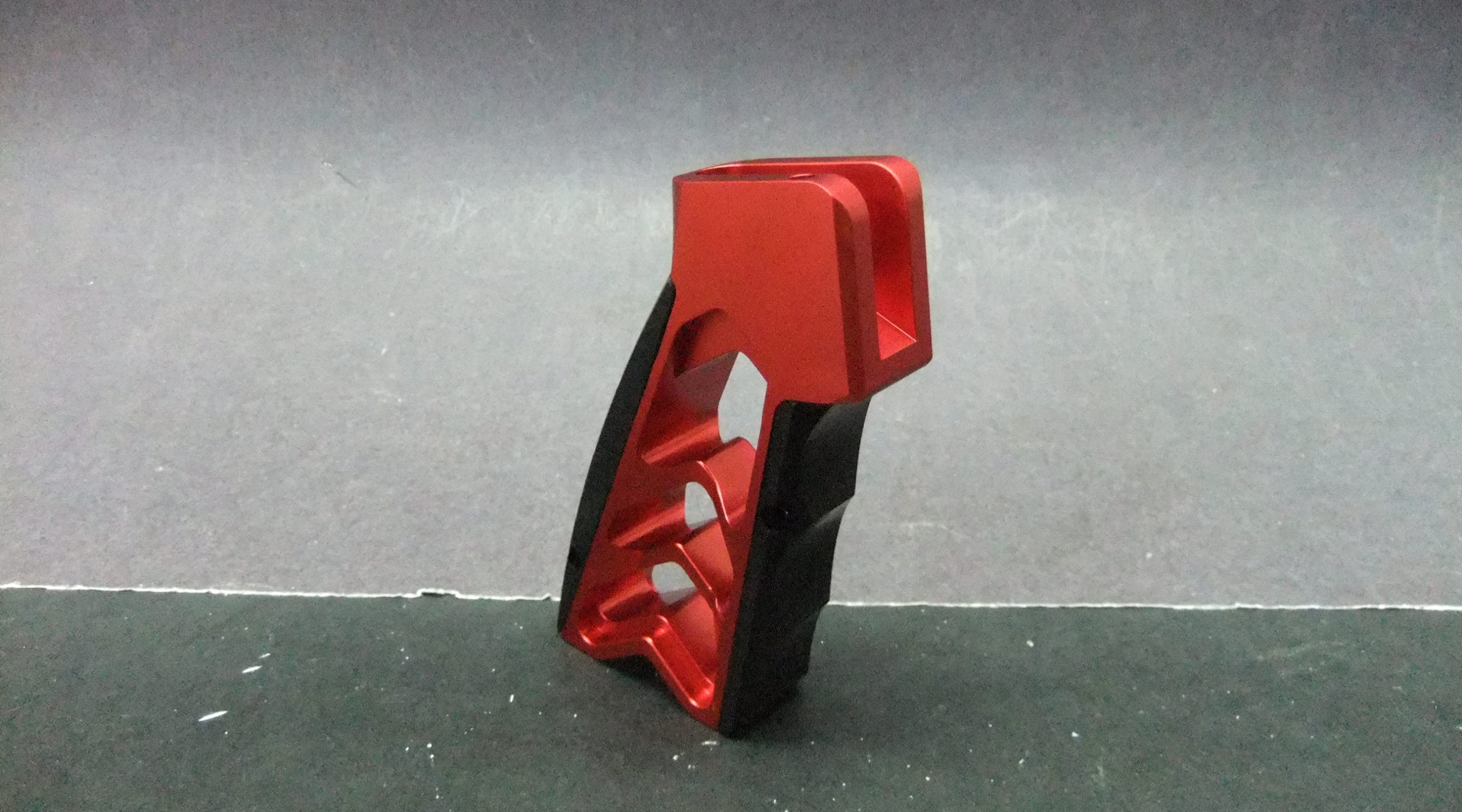 Aluminum Skeletonized Minimal Minimalist CNC Pistol Grip .223 5.56 .308 7.62