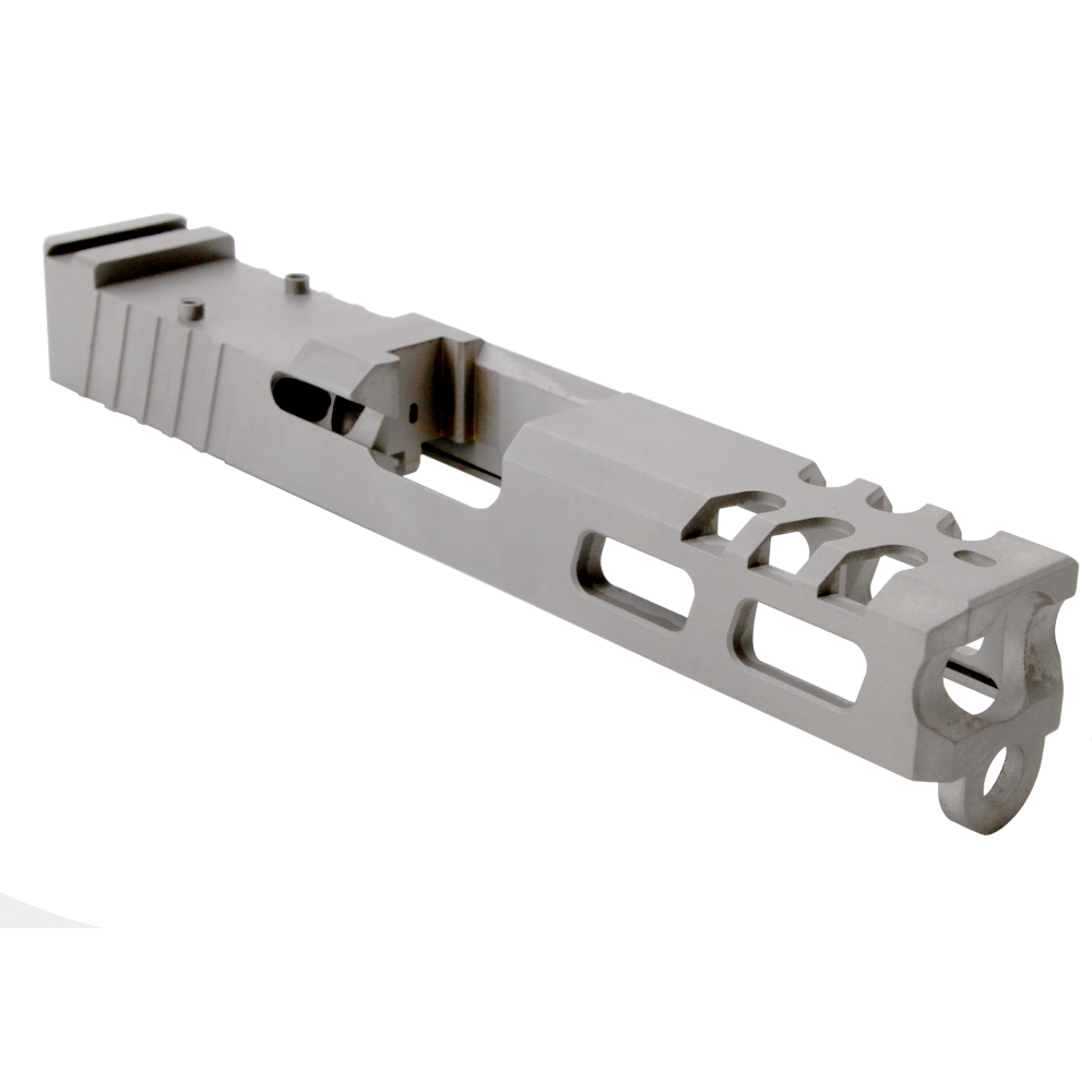 Glock 19 G19 Lightweight Stainless Steel Pistol Slide with Trijicon RMR