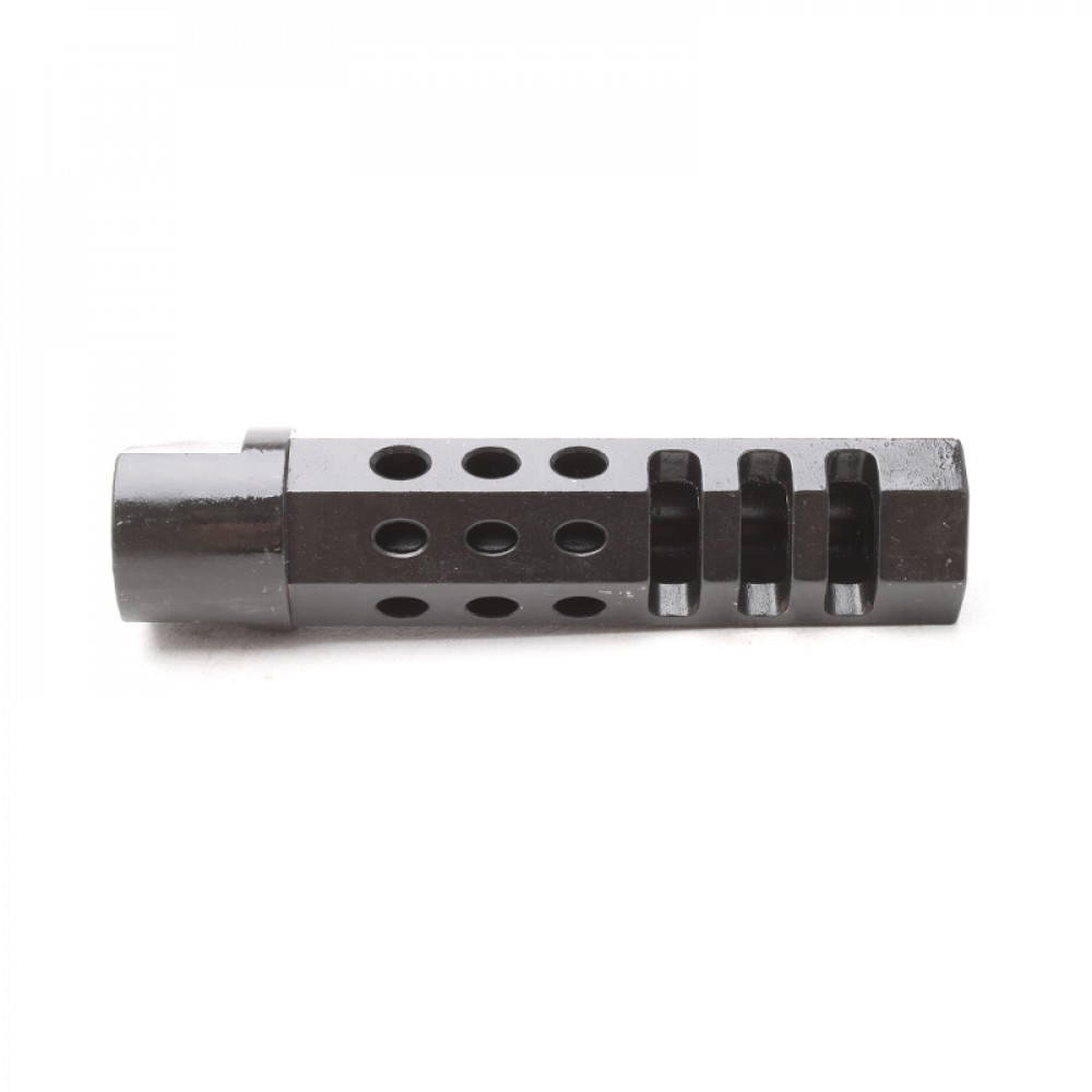AR10 .308 7.62 3.5 inch 12 Port Mitigator Steel Muzzle Brake