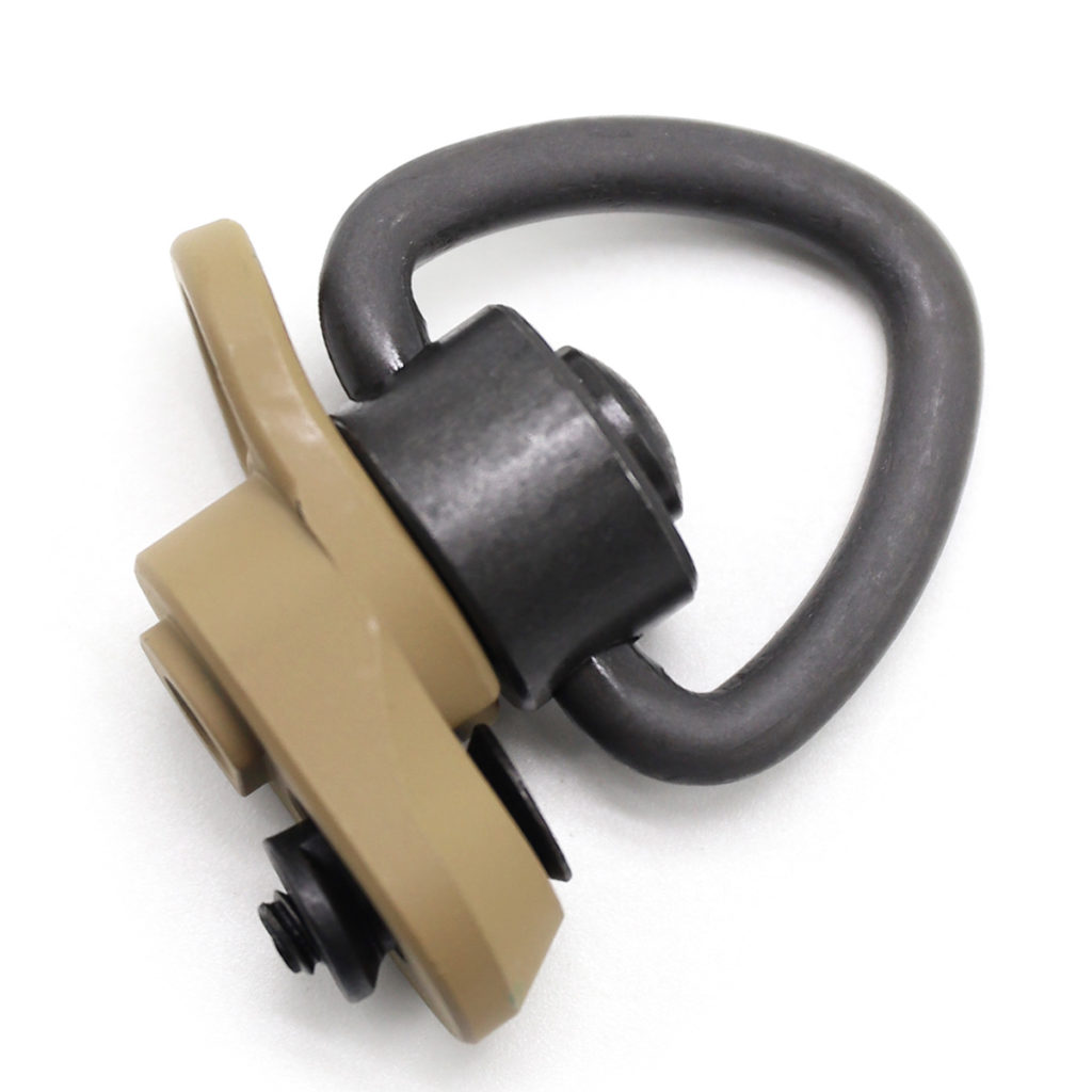 Trirock Keymod Sling Swivel Con Base QD - Gancio A Cuore Per Cinghie E Accessori TAN/FDE - Foto 12