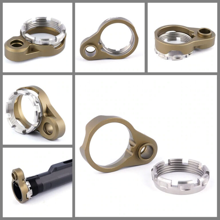 AR15 AR10 MINI Lightweight Enhanced Castle Nut & Buffer Tube Quick