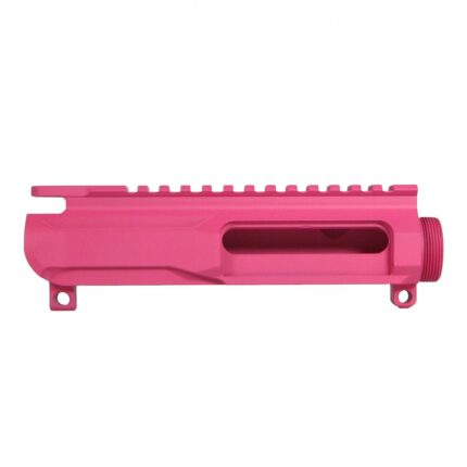AR15 AR Stripped Slick Side Enhanced Billet Upper Receiver - Cerakote Barbie Pink (Made in USA)
