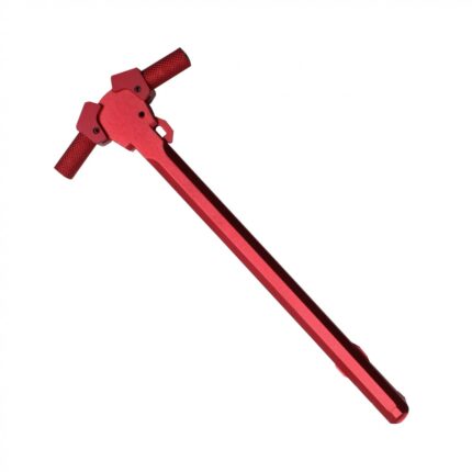 AR15 AR9 Ambidextrous Enhanced Knurled Charging Handle - GOP RED