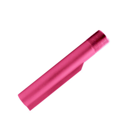 AR15 AR10 6 Position Carbine Stock Buffer Tube - Mil-Spec Diameter - Cerakote Barbie Pink