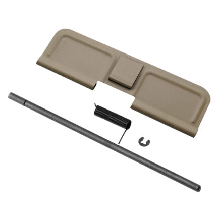 AR15 Ejection Port Dust Cover Complete Assembly Kit Cerakote FDE Flat Dark Earth