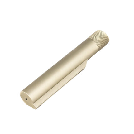 AR15 AR AR10 AR9 300BLK 6 Position Stock Buffer Tube - Mil-Spec Diameter - TAN