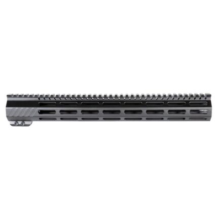 15" AR15 Slim Clamp Style Black Anodized All MLOK Free Float Handguard Rail